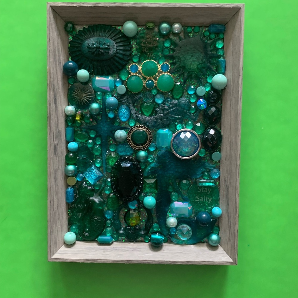 Jeweled Mermaid Wall Decor